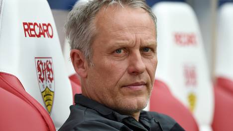 VfB Stuttgart v SC Freiburg - Bundesliga Trainer Christian Streich