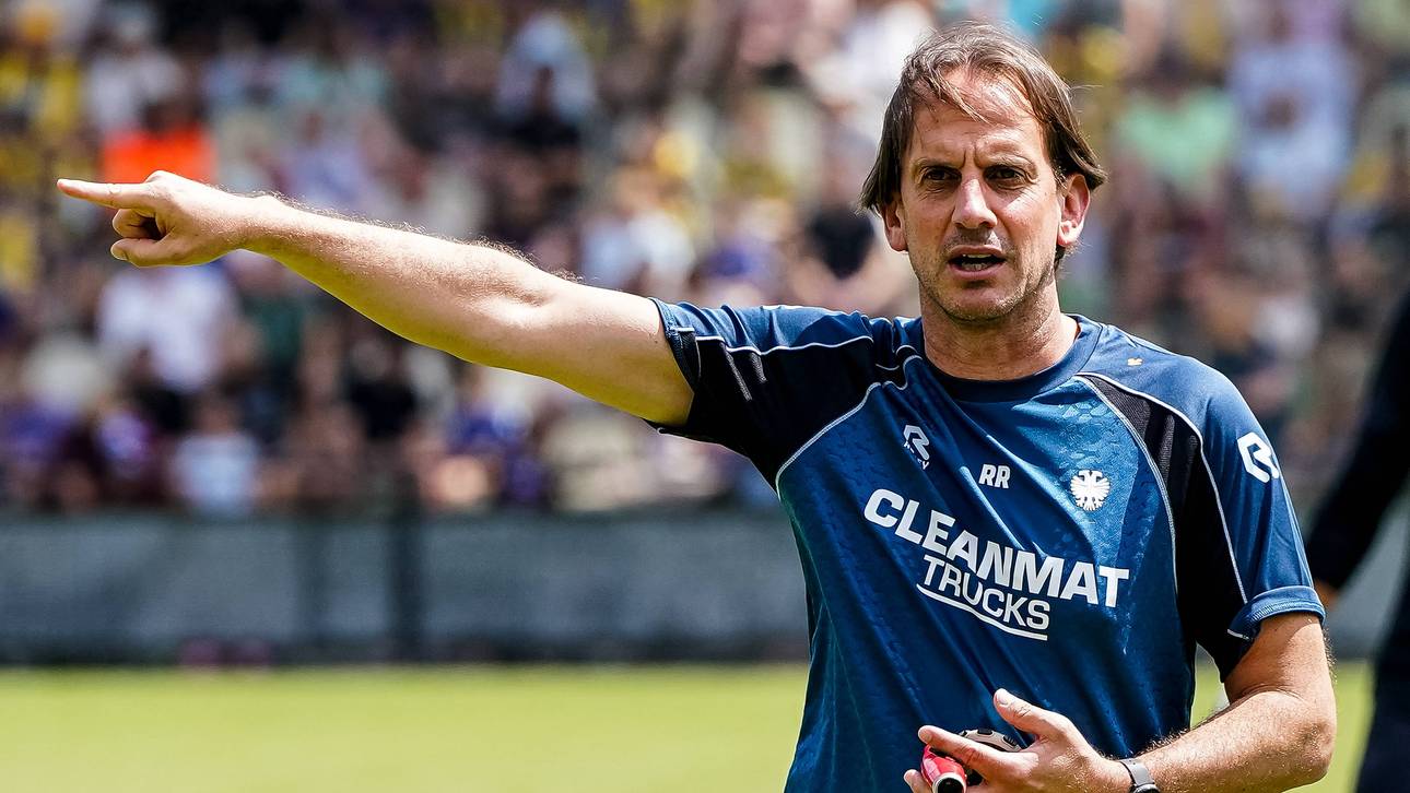 Gibt sich kämpferisch: Vitesse-Trainer Rüdiger Rehm