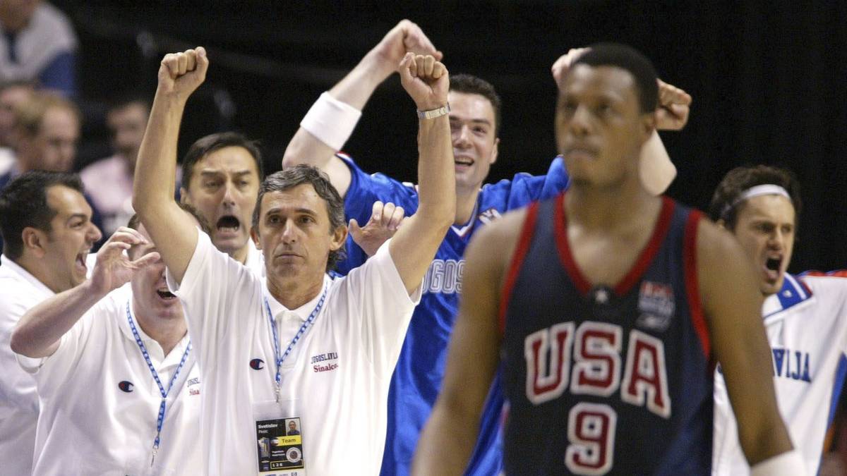 Pesic und sein Team lassen dabei auch die von NBA-Legende George Karl trainierten US-Amerikaner um Paul Pierce (Bild)  im Viertelfinale bedröppelt reinschauen - in der Höhle des Löwen von Indianapolis