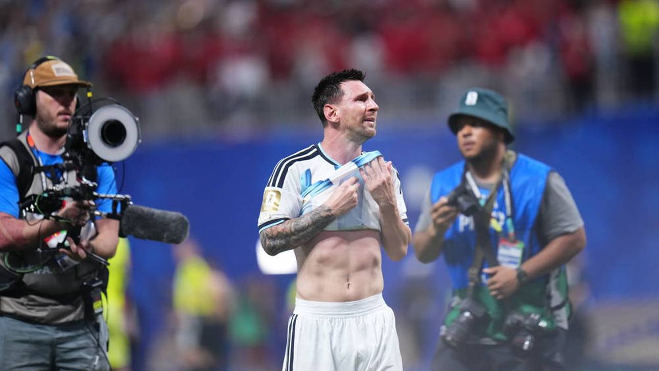 Lionel Messi weinte nach dem Sieg gegen Ägypten