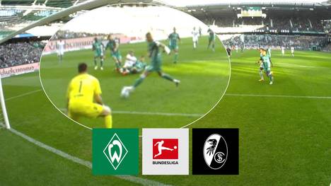 Werder Bremen verliert gegen Freiburg mit 0:1. Friedls Fußspitze fälscht den Treffer von Doan unhaltbar zum Freiburger Siegtreffer ab. 