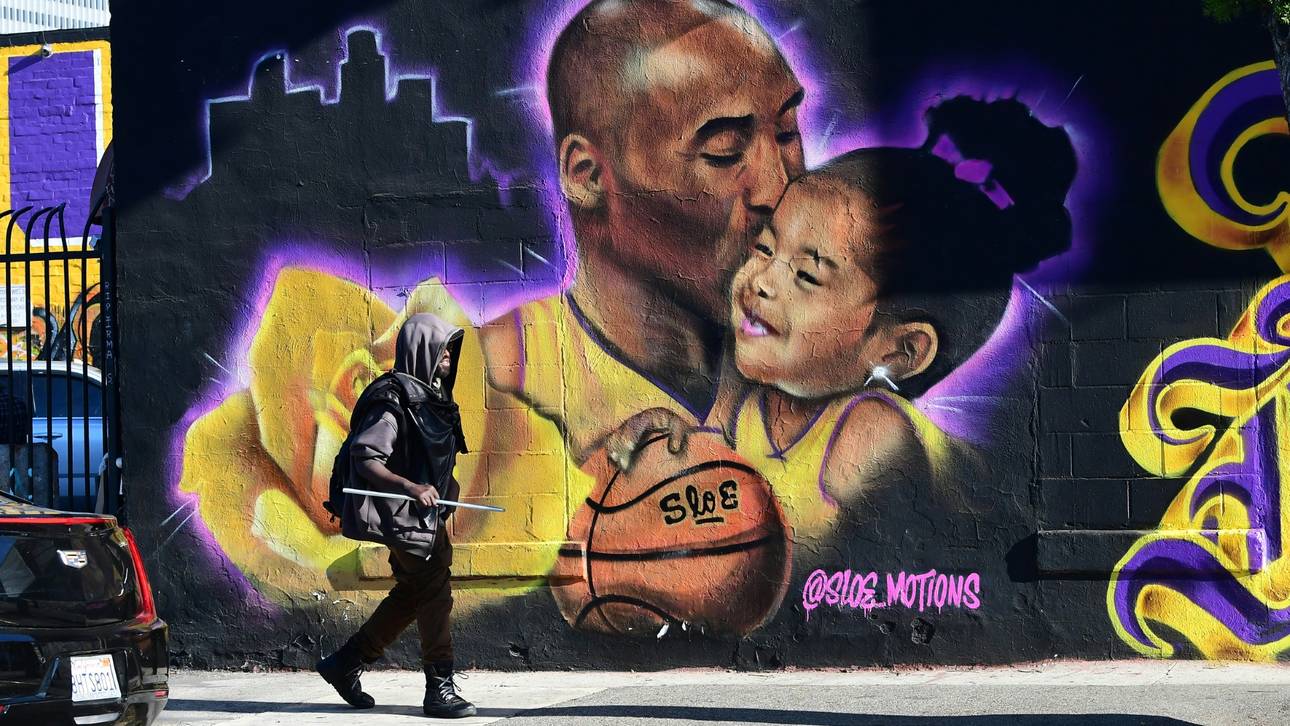 Kobe-Mural verschandelt: Doncic zahlt Reparatur