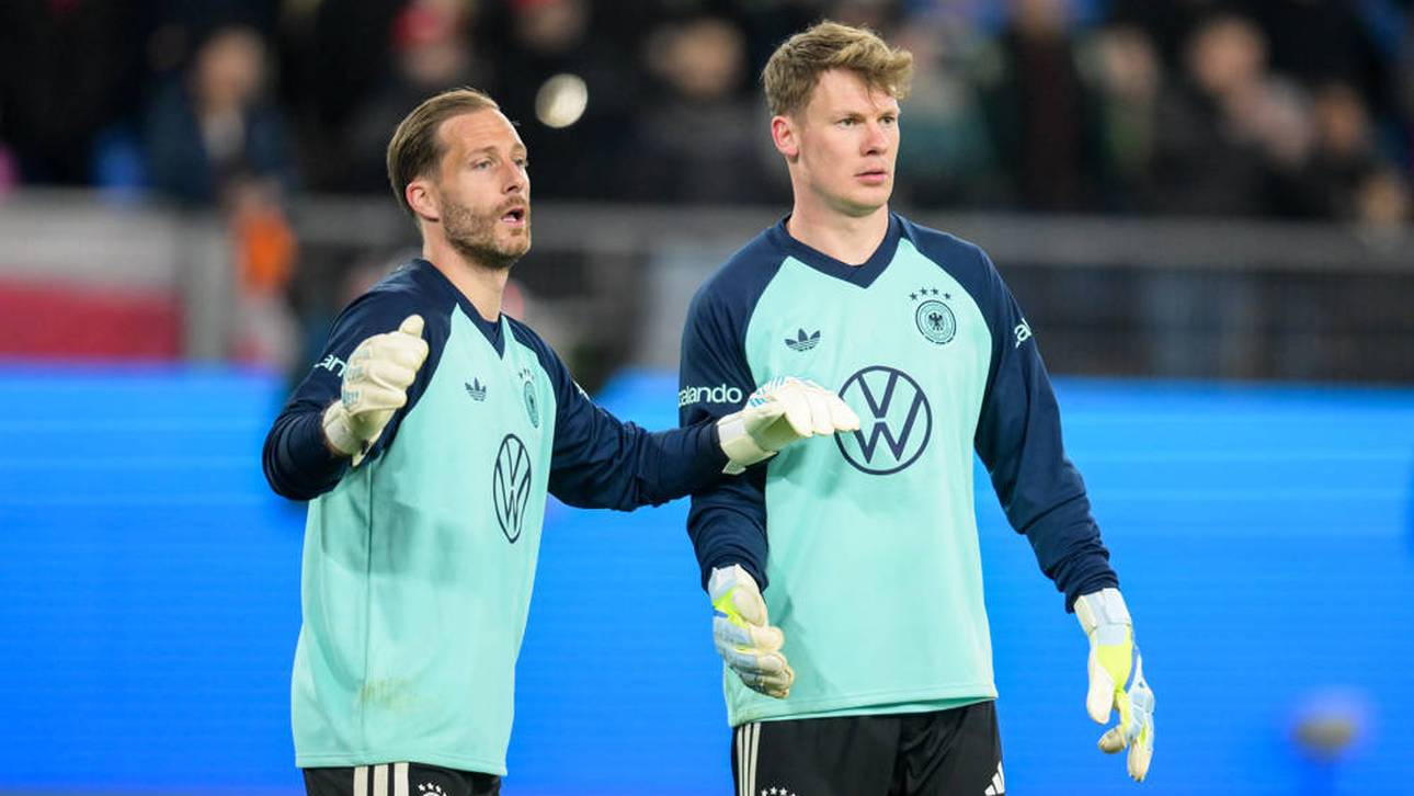 Alexander Nübel (r.) steht gegen Ghana im Tor