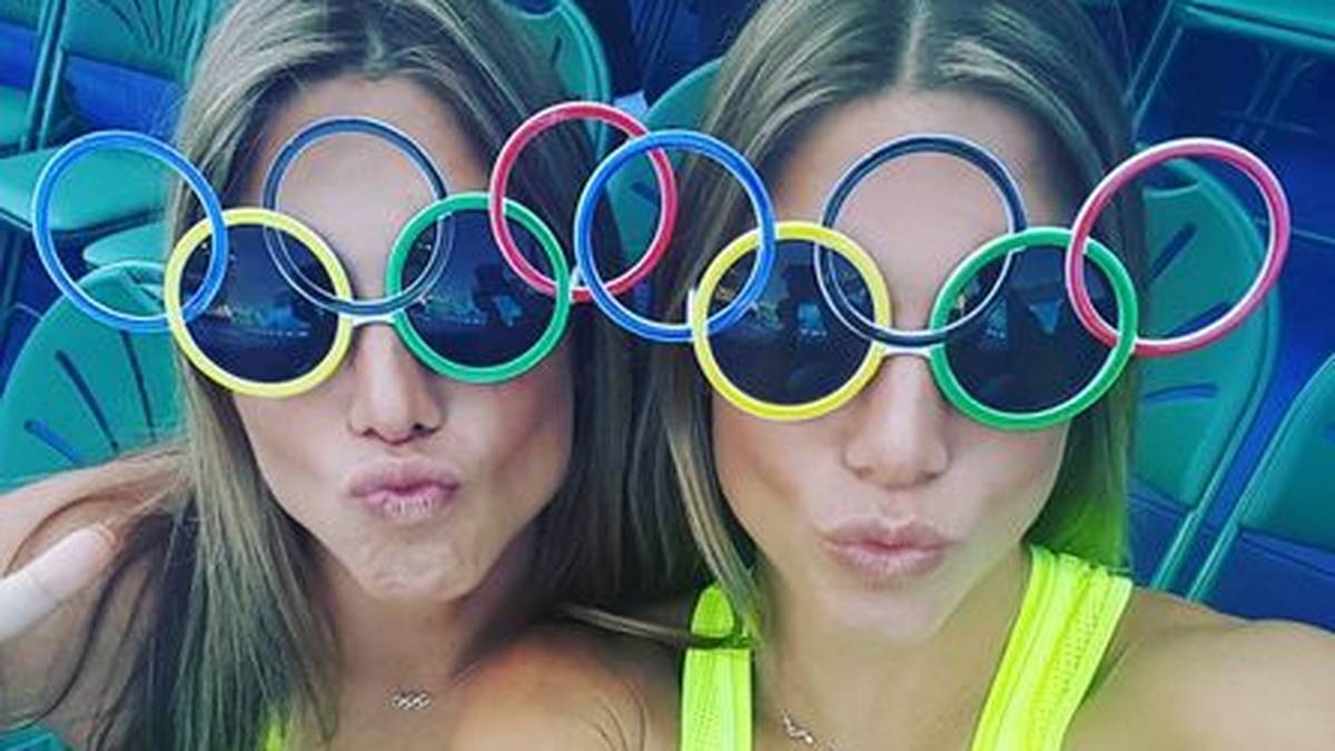 Was die Hahner-Zwillinge für Deutschland, sind Bia und Branca für Brasilien. Die beiden 28-jährigen Zwillinge sind unzertrennlich - und im absoluten Olympia-Fieber