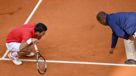 Novak Djokovic ist dafür bekannt, immer wieder mit den Schiedsrichtern zu diskutieren