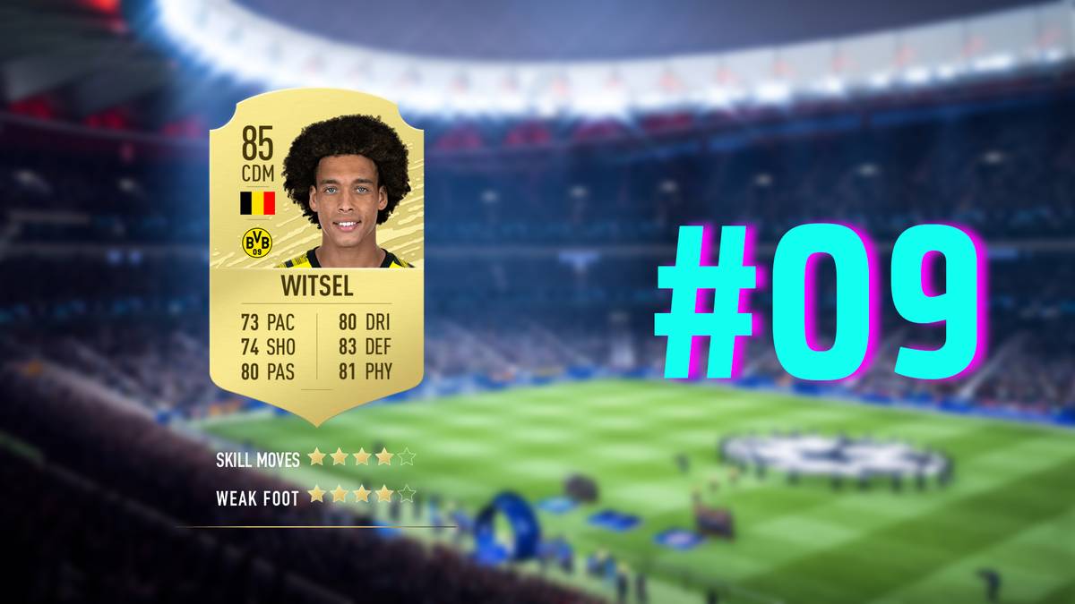 PLATZ 9: Axel Witsel (Borussia Dortmund) - 85