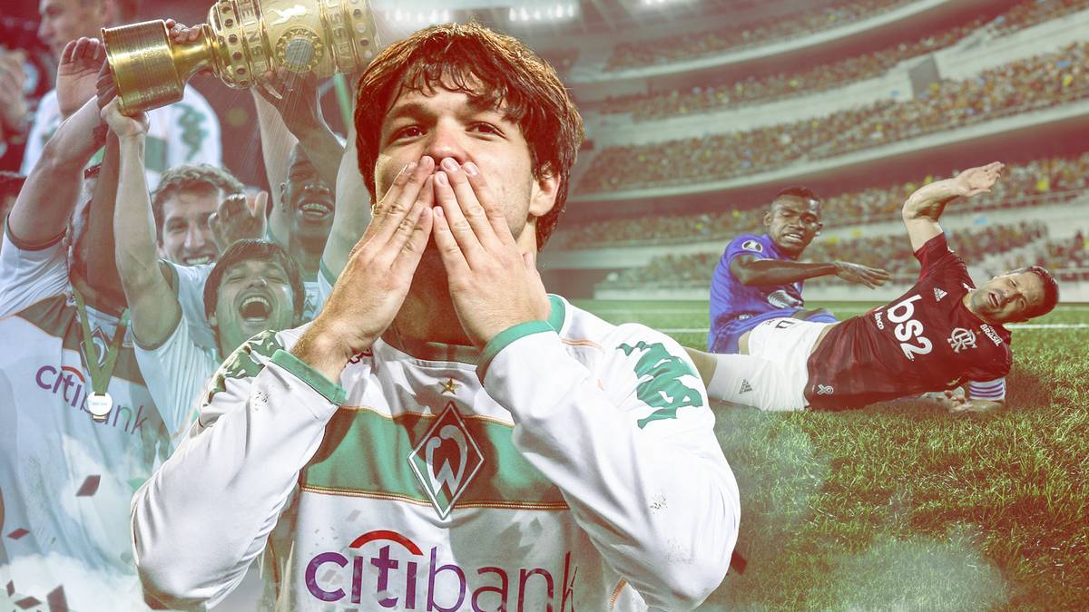 Die wohl beste und prägendste Zeit seiner Laufbahn verbrachte Diego bei Werder Bremen. Aber auch bei seinen weiteren Stationen hinterließ der Spielmacher stets Eindruck - wenn auch nicht immer im positiven Sinne. SPORT1 zeigt seine bewegte und erfolgreiche Karriere