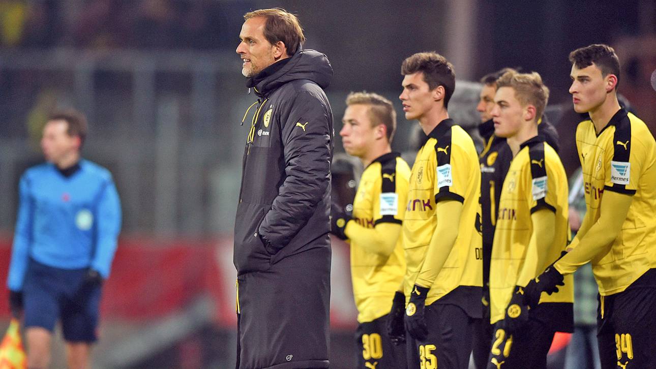 Thomas Tuchel mit BVB-Youngstern