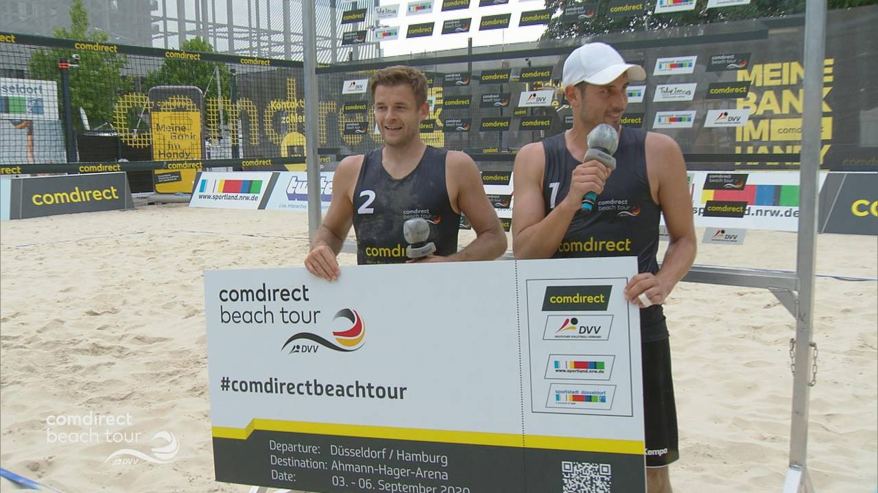 Beachvolleyball: Krippes/Lohmann im Interview nach DM-Quali