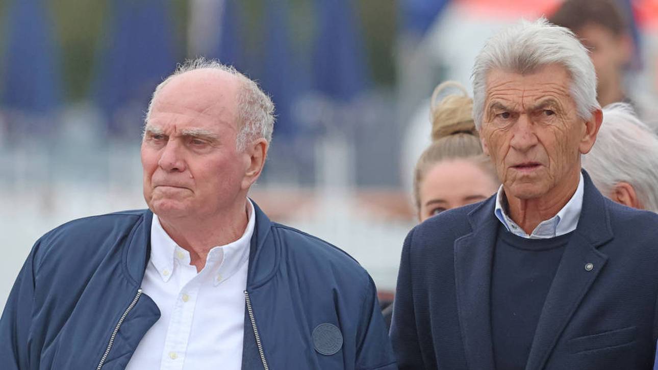 Klaus Augenthaler (r.) und Uli Hoeneß sind lange Weggefährten