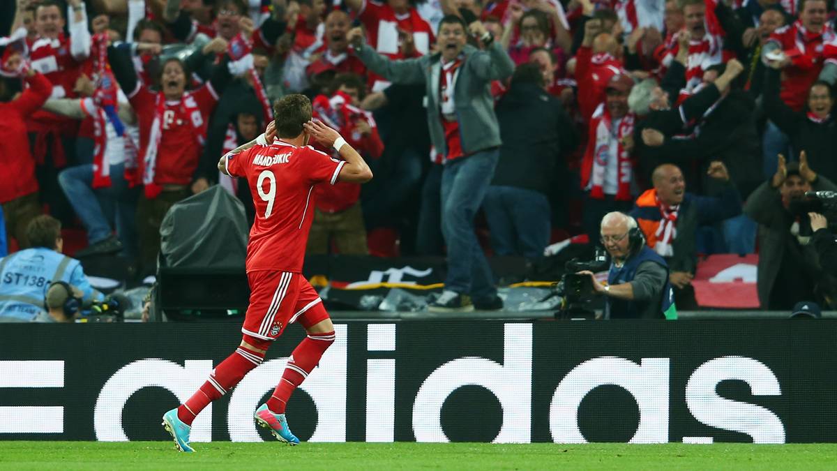 PLATZ 3 FC BAYERN - BORUSSIA DORTMUND: 2013 trafen in Londoner Wembley-Stadion erstmal zwei deutsche Mannschaften in einem Finale des höchsten europäischen Fußballwettbewerbs aufeinander