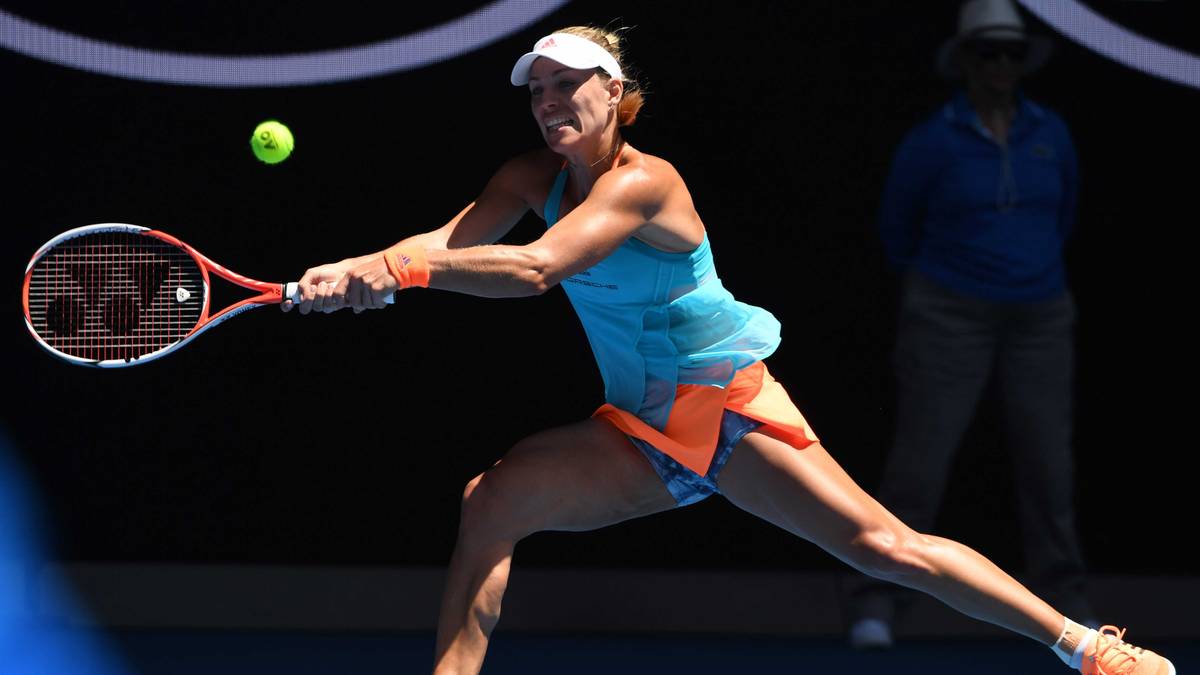 Ein hartes Stück Arbeit hat Angelique Kerber an ihrem 29. Geburtstag vor sich. Die Titelverteidigerin muss gegen eine Landsfrau in der zweiten Runde richtig kämpfen