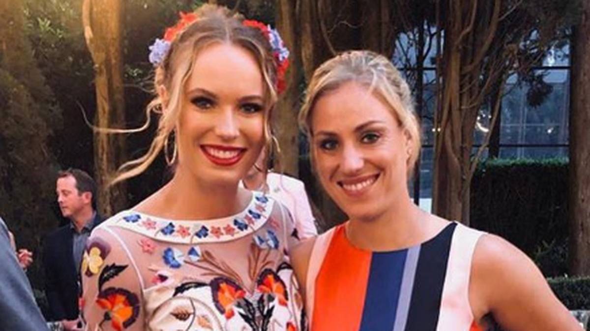 Die Hochzeit sei "magisch" gewesen. "Ich bin so glücklich, dass ich dabei sein und mit euch feiern konnte", sagte Kerber