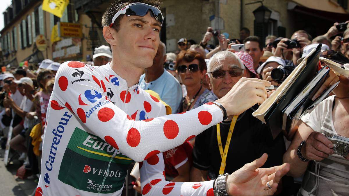 Erfahrung mit Bergwertungen hat Rolland zur Genüge. 2008 und 2010 gewinnt er das "Polnische Trikot" der Dauphine-Rundfahrt, 2013 fährt der 28-Jährige elf Tage im Gepunkteten Trikot. Am Ende muss er aber Nairo Quintana den Vortritt lassen