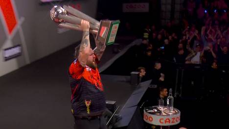 Nach einem grandiosen Finale gewinnt Michael Smith die Darts WM. Das sind die Bilder der Darts WM 2023.