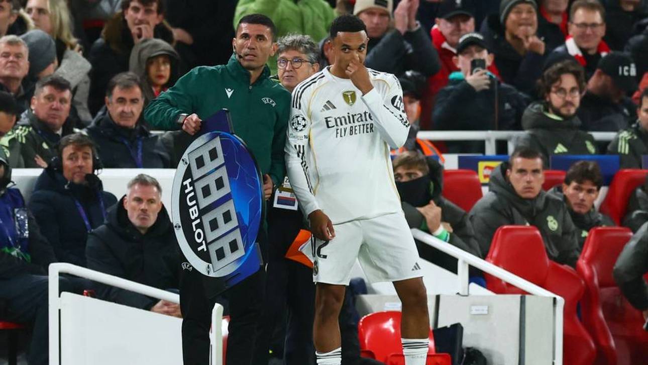 Trent Alexander-Arnold wurde bei seiner Rückkehr nach Liverpool in der Schlussphase eingewechselt