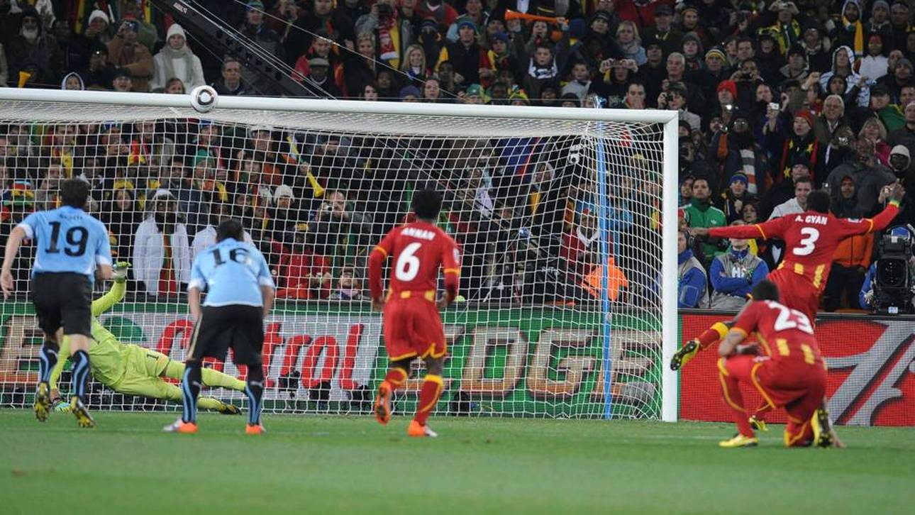 Asamoah Gyan hatte das WM-Halbfinale auf dem Fuß