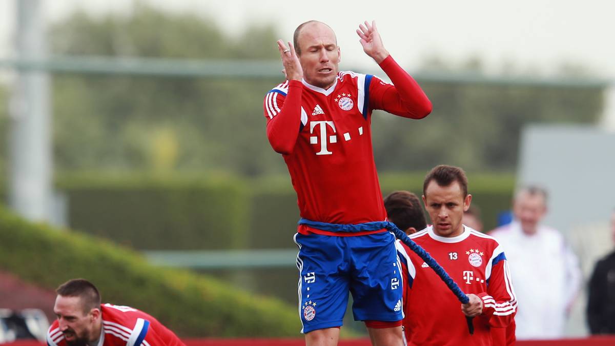 Bayern Muenchen-Doha Training Camp Day 3-Arjen Robben