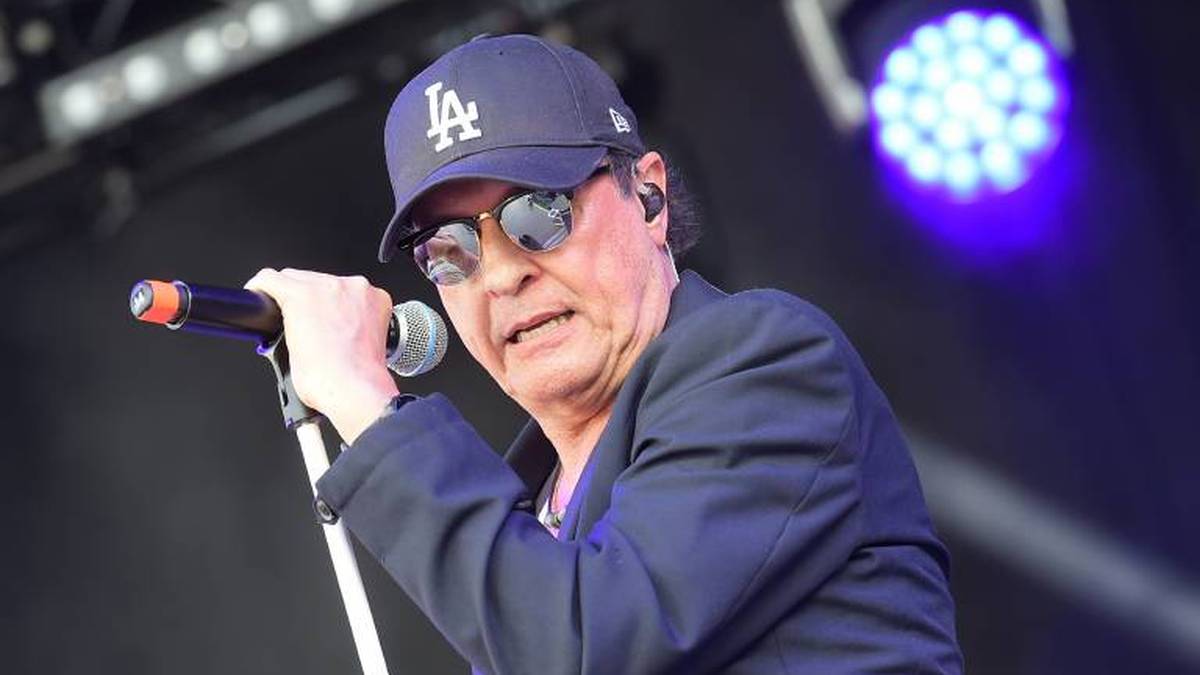 Peter Schilling bei einem Open AIr Konzert in Berlin im Juni 2019