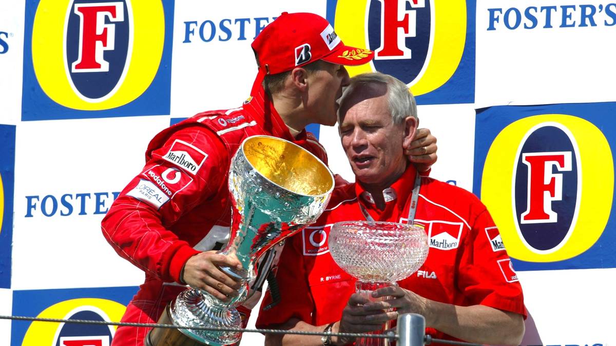 Michael Schumacher und Rory Byrne feierten zahlreiche Erfolge zusammen
