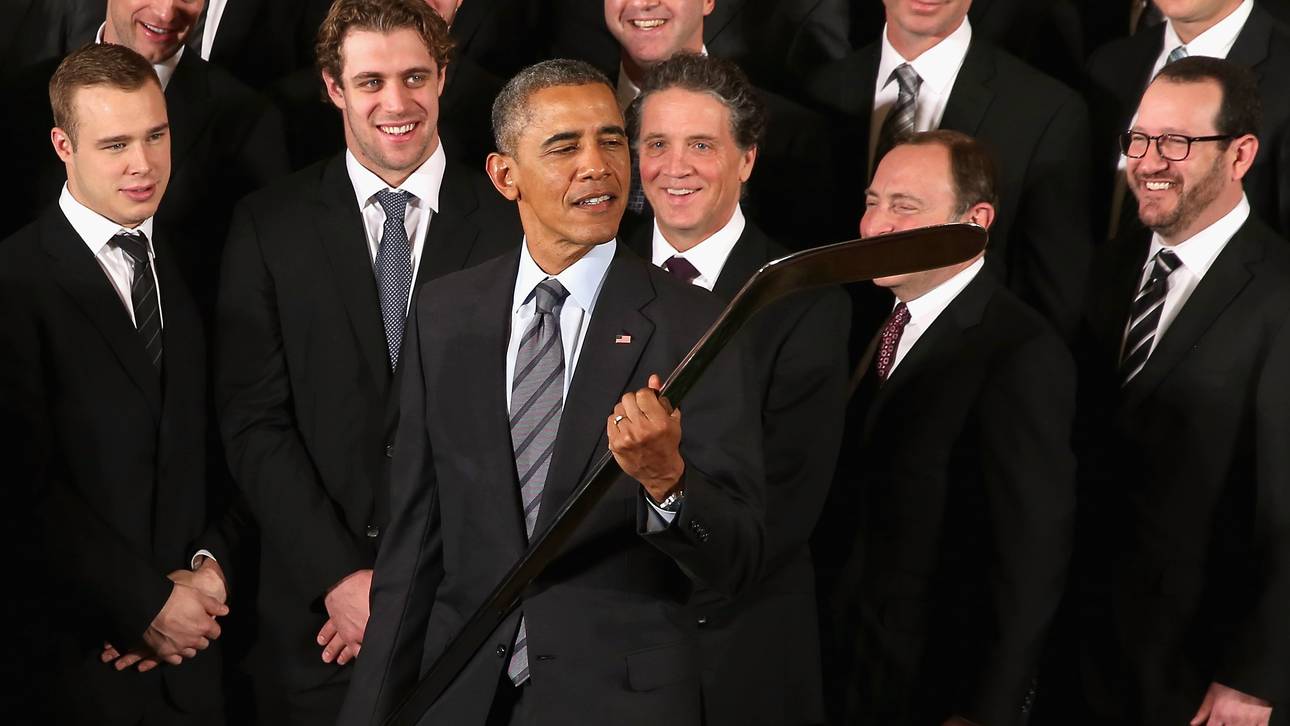 LA Kings zu Gast bei Obama