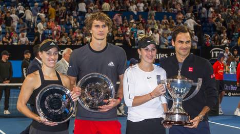 Angelique Kerver, Alexander Zverev, Belinda Bencic, Roger Federer