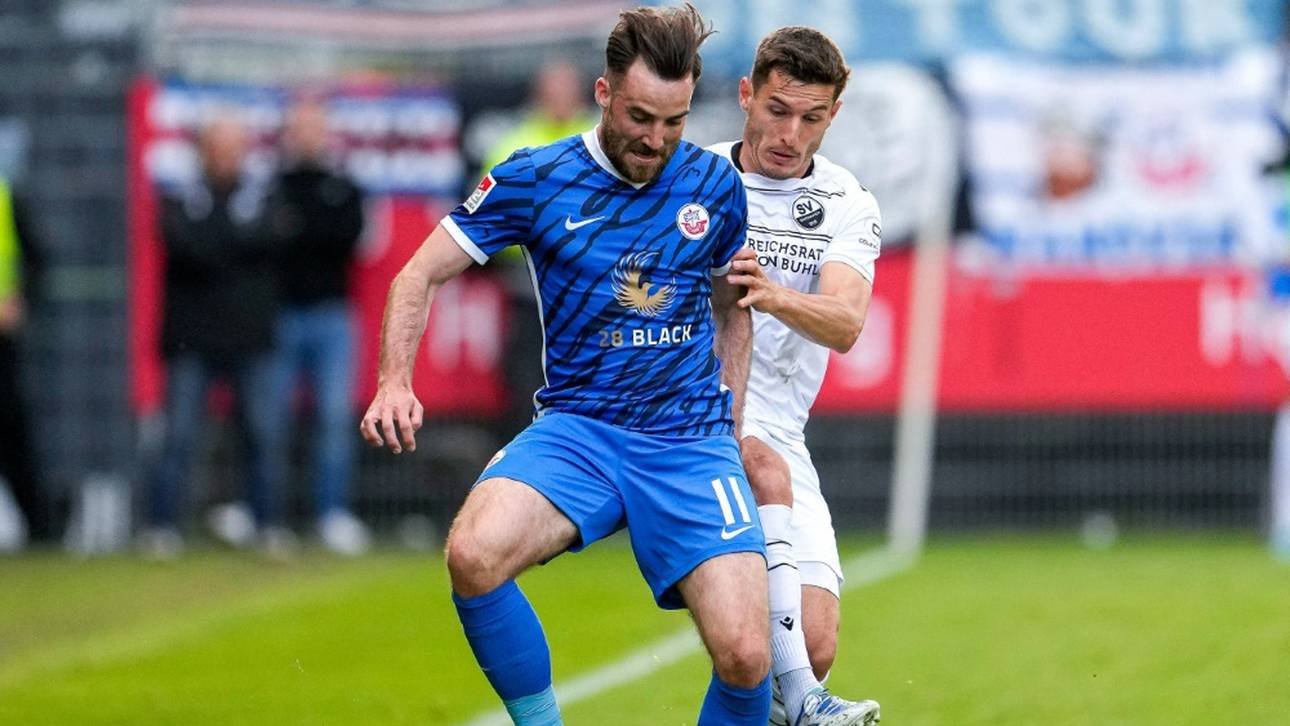 Rostock nah am Klassenerhalt – Sandhausens Chancen schwinden