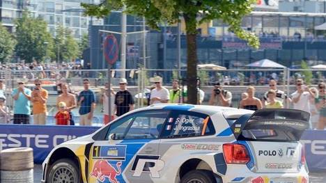 Die Rallye-Stars begeisterten die Zuschauer in Helsinki