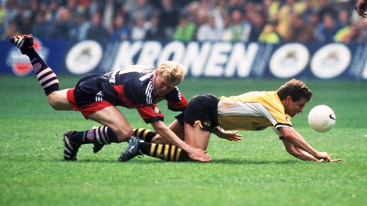 Das schönste Unentschieden aus Sicht von Effenberg ist womöglich jenes am 3. April 1999 gegen Andreas Möller und Co.