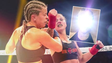 Paige VanZant hat ihr Debüt in der brutalsten Liga der Welt gegeben und direkt verloren. So sieht sie nach ihrem ersten Kampf ohne Handschuhe aus.