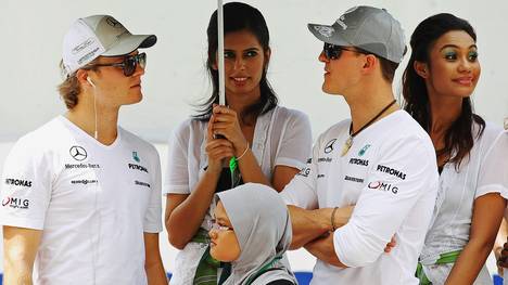 Nico Rosberg und Michael Schumacher fuhren von 2010 bis 2012 gemeinsam für Mercedes