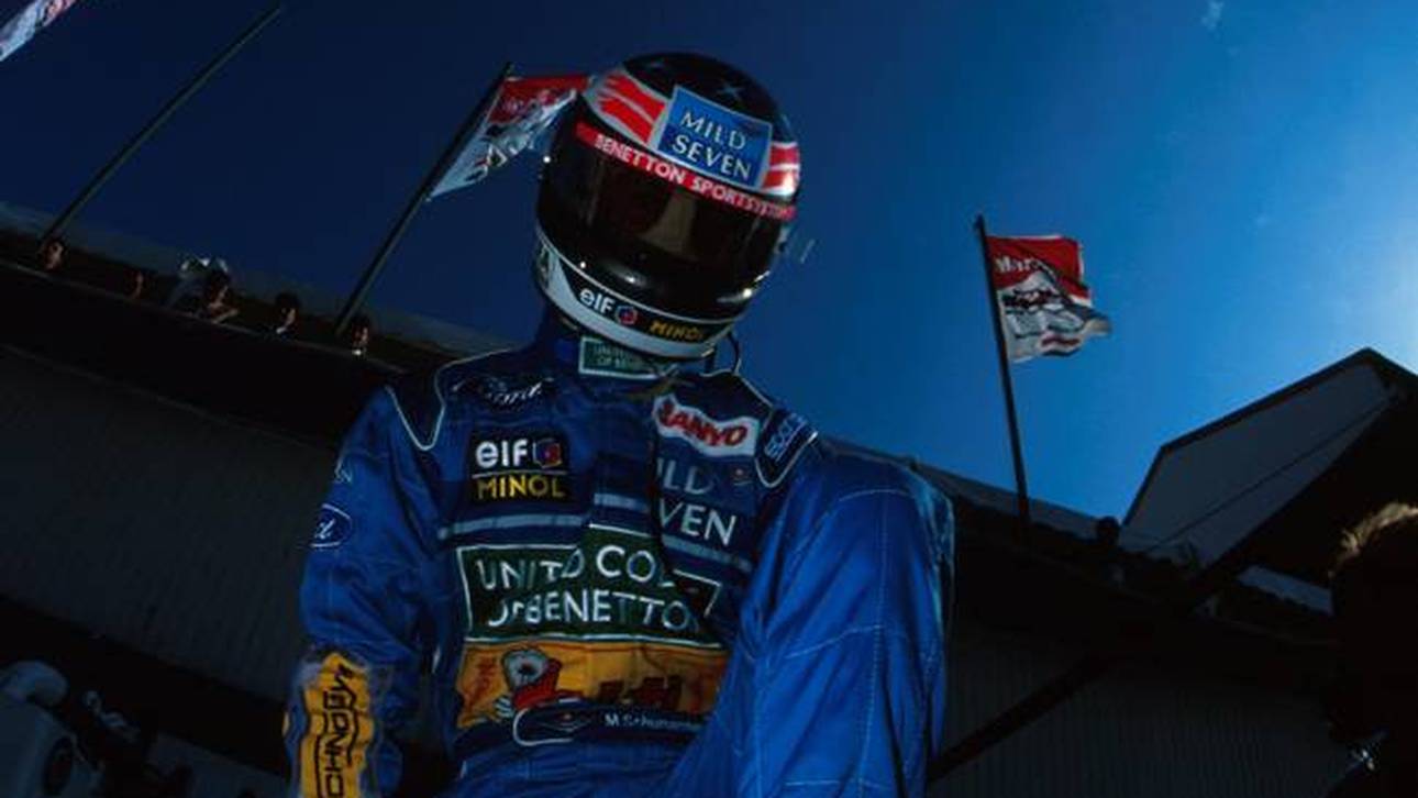 Michael Schumacher 1994 beim GP von Ungarn