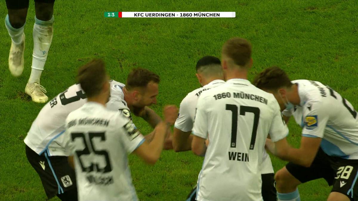 3. Liga: 1860 München gewinnt 3:1 gegen KFC Uerdingen