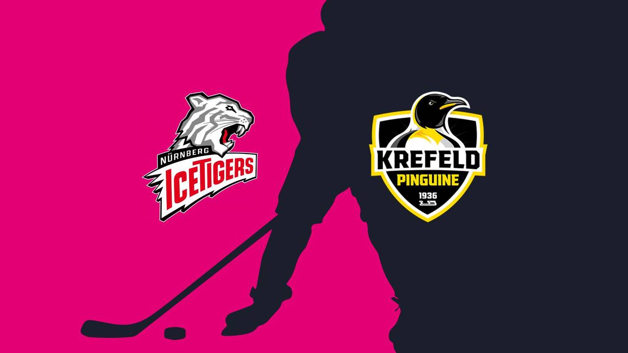 Nürnberg Ice Tigers - Krefeld Pinguine: Tore und Highlights | PENNY DEL