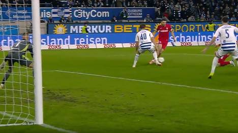 Die Highlights der Partie MSV Duisburg - SC Verl aus der 3. Liga im Video.