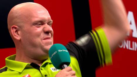 Nach seinem Sieg bei den World Series of Darts Finals feierte Michael van Gerwen mit dem niederländischen Publikum.