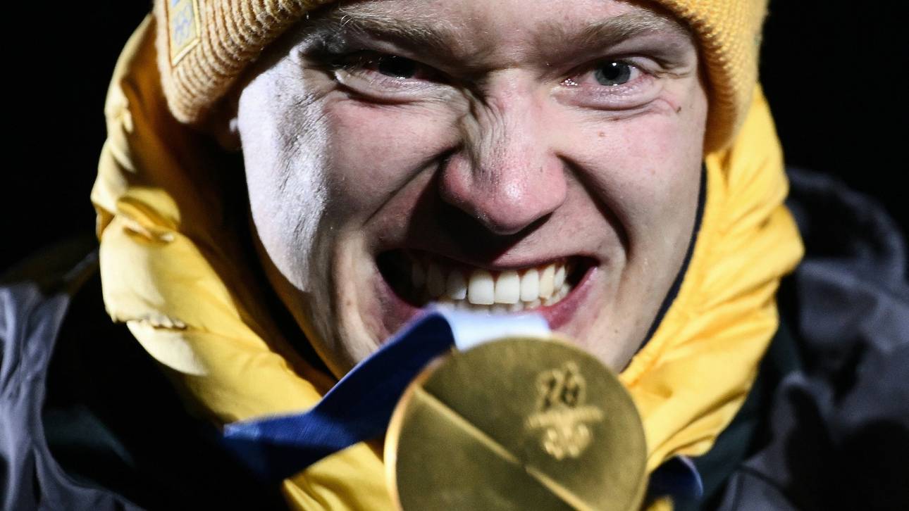 Gold-Rodler drückte den Kanzler weg