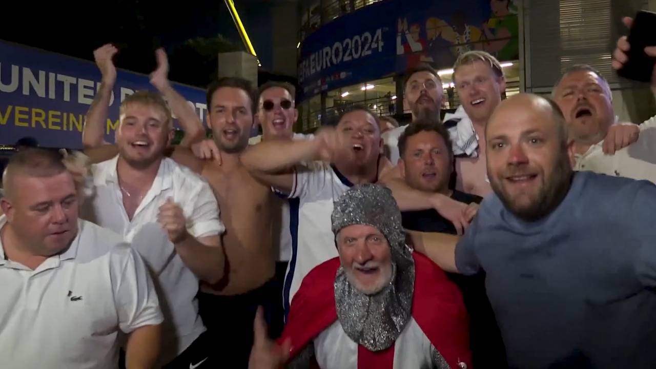 So feiern die England-Fans das EM-Finale