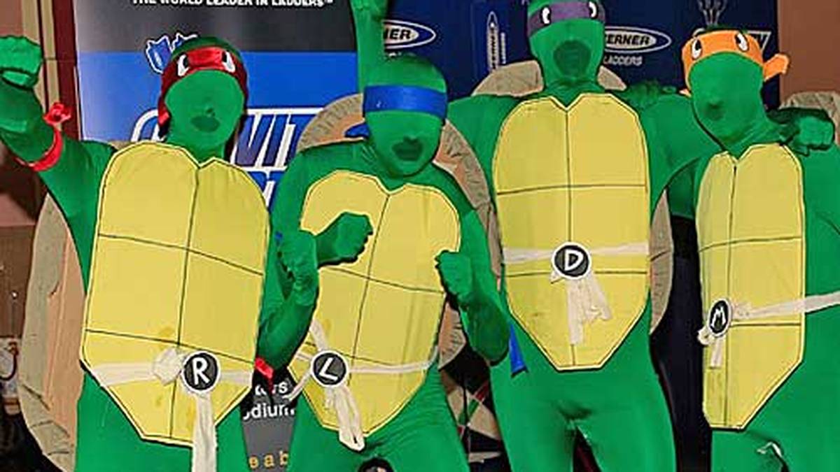 Die Ninja Turtles sind auch am Start (Copyright: twitter.com/pdc)