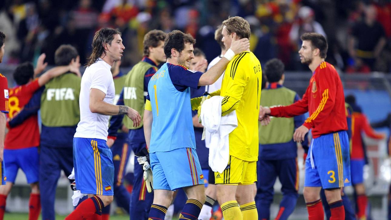 Iker Casillas und Manuel Neuer in Südafrika