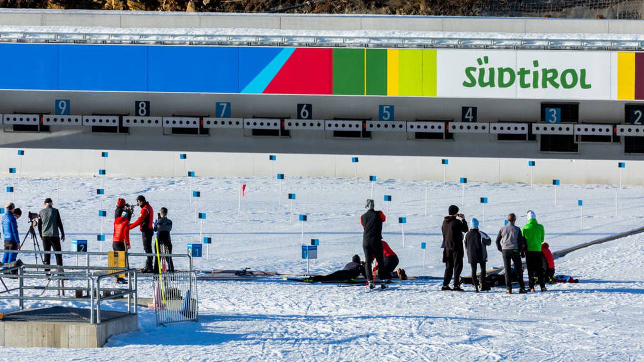In Antholz finden die Biathlon-Wettbewerbe statt