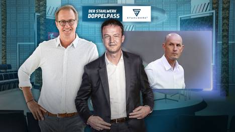 Der STAHLWERK Doppelpass vom 7. August in voller Länge zum Nachschauen - unter anderem mit Hertha Geschäftsführer Fredi Bobic und ehem. Leverkusen Trainer Heiko Herrlich. 