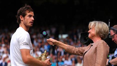 Andy Murray reagierte überrascht auf die Buhrufe bei seiner Dankesrede