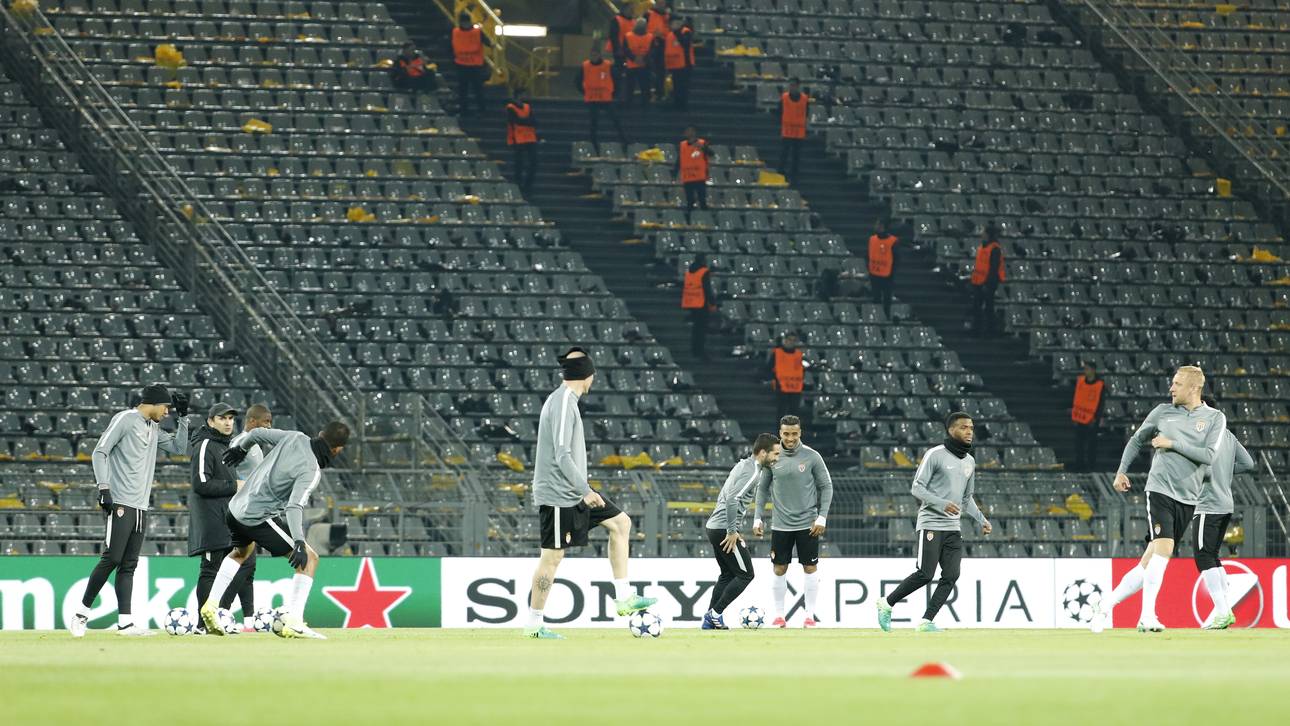 Absage: Monaco trainiert im Stadion