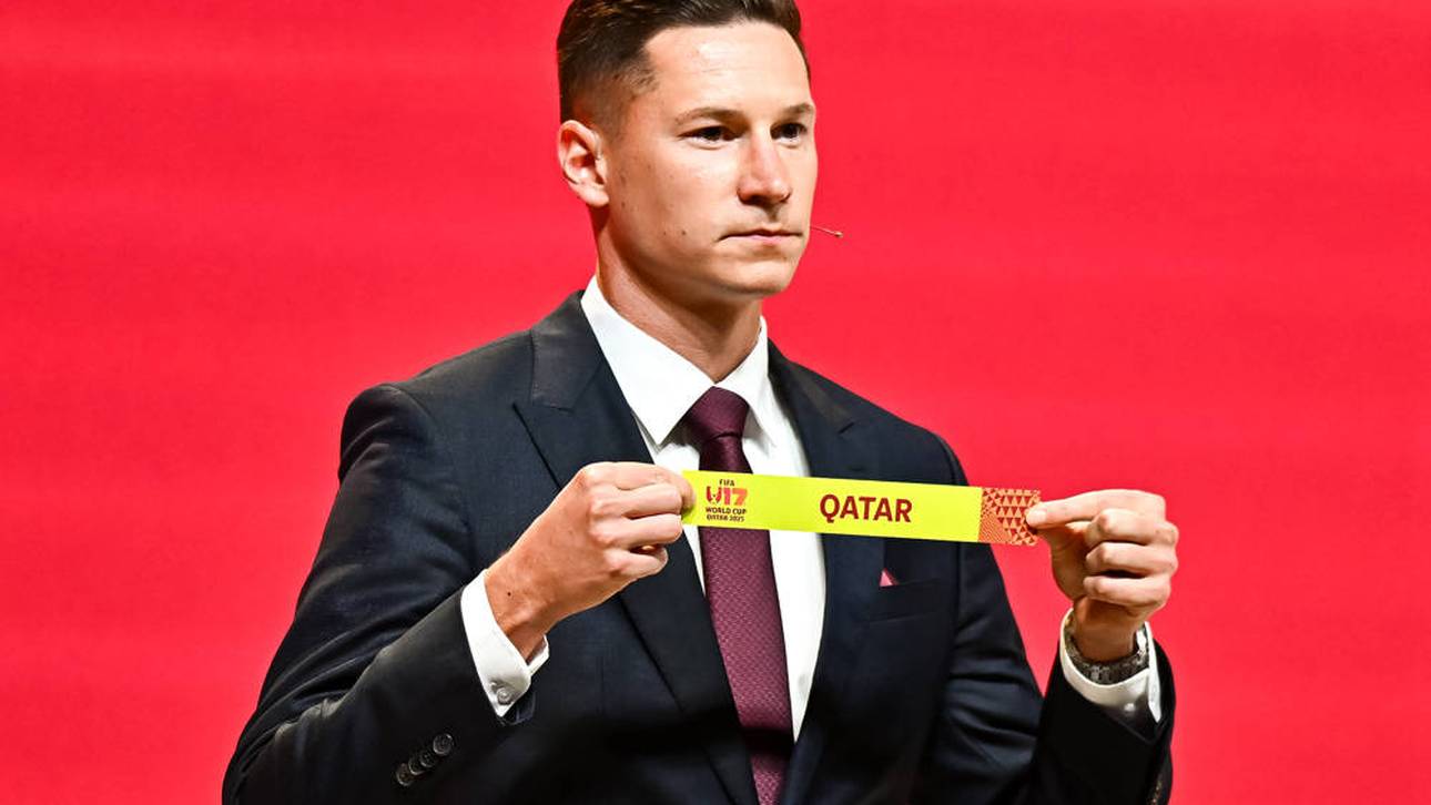 Julian Draxler bei der Auslosung der U17-WM