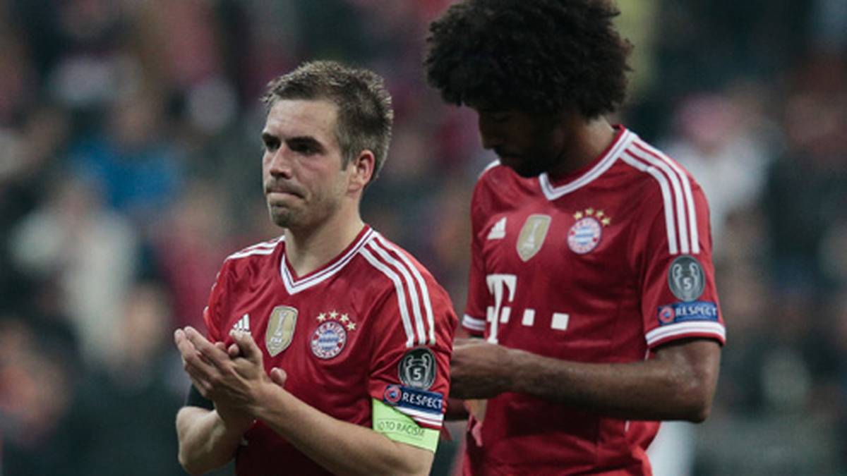 Bittere Klatsche: Gegen Real Madrid scheiden die Bayern als Titelverteidiger im Halbfinale der Champions League 2014 aus. Nach der 0:1-Niederlage in Madrid geht Bayern im Rückspiel in der Allianz Arena mit 0:4 gegen die Königlichen unter