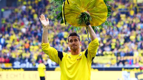 Sebastian Kehl spielte 13 Jahre für Borussia Dortmund-Borussia Dortmund v SV Werder Bremen - Bundesliga