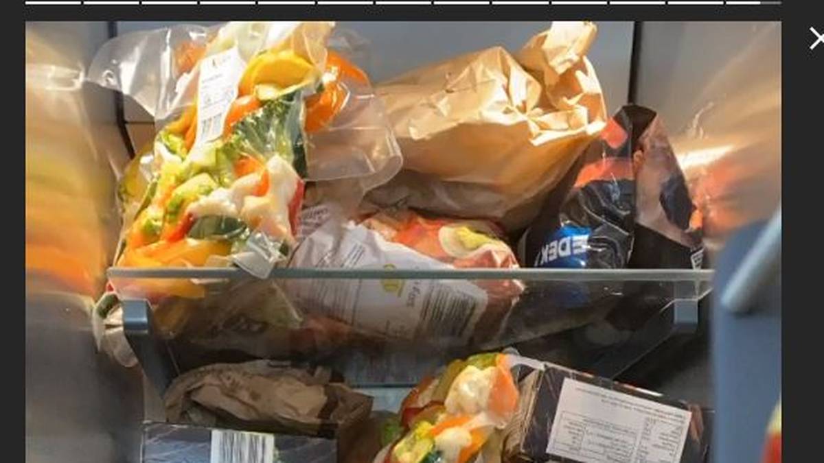 ... während Ehefrau Cathy schon mal für einen vollen Kühlschrank sorgt