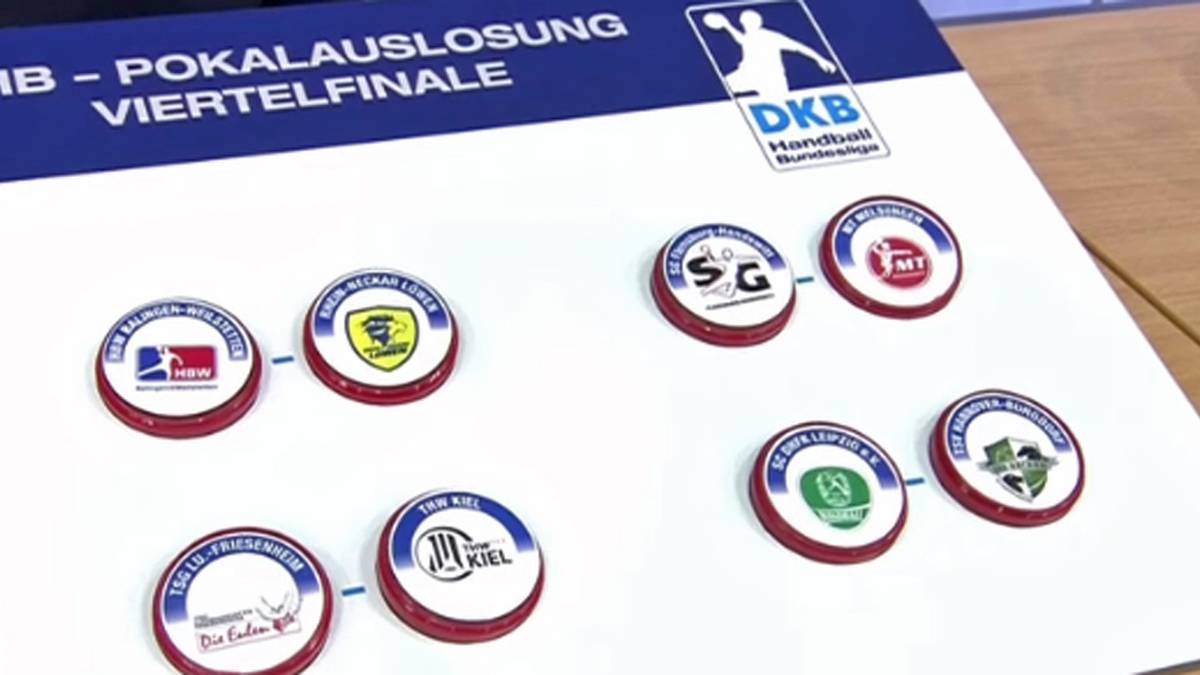 DHB-Pokal-Auslosung fürs Viertelfinale THW Kiel mit Glückslos