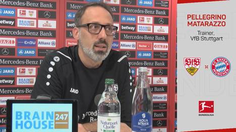 Stuttgart-Trainer Pellegrino Matarazzo blickt mit Respekt auf das Bundesliga-Duell mit dem Tabellenführer FC Bayern und lobt dabei Julian Nagelsmann.